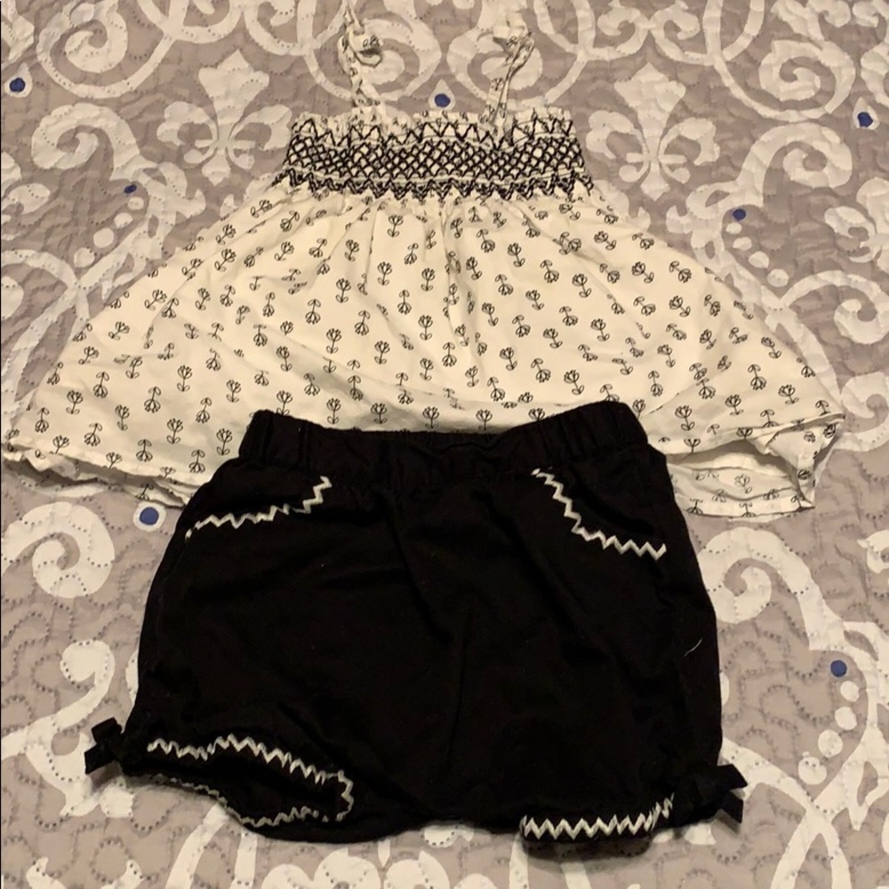 Tank top and shorts outfit